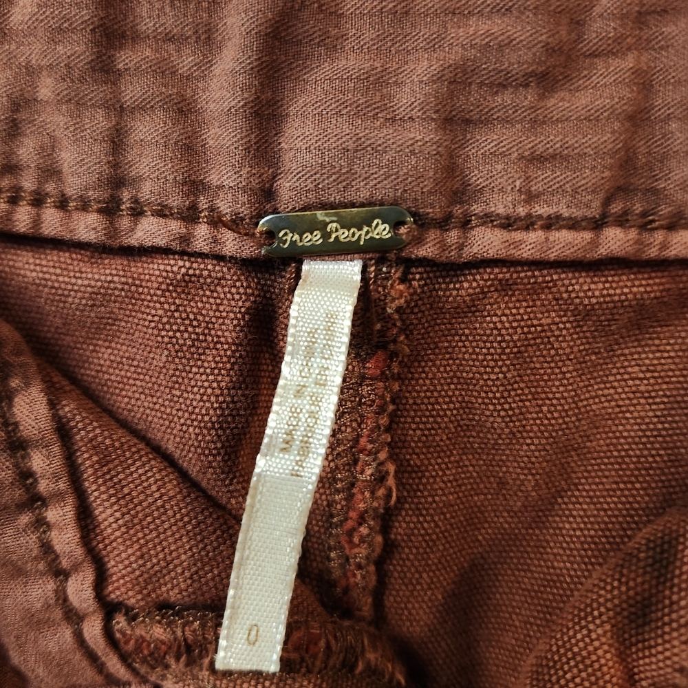Free People Brickstone Flare Pants Sz 0 - Picture 5 of 6